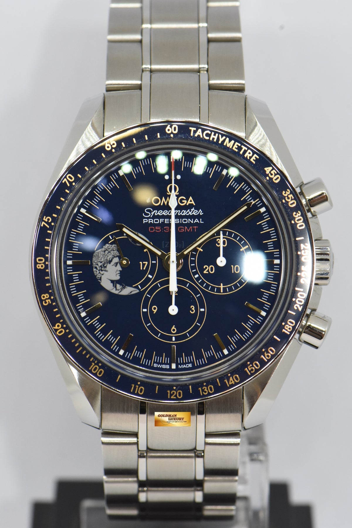 [SOLD] OMEGA SPEEDMASTER APOLLO XVII “THE LAST MAN ON THE MOON” BLUE LIMTIED EDITION (LNIB)