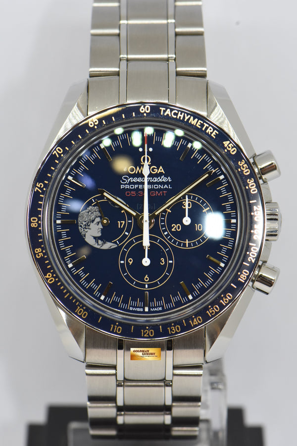 [SOLD] OMEGA SPEEDMASTER APOLLO XVII “THE LAST MAN ON THE MOON” BLUE LIMTIED EDITION (LNIB)