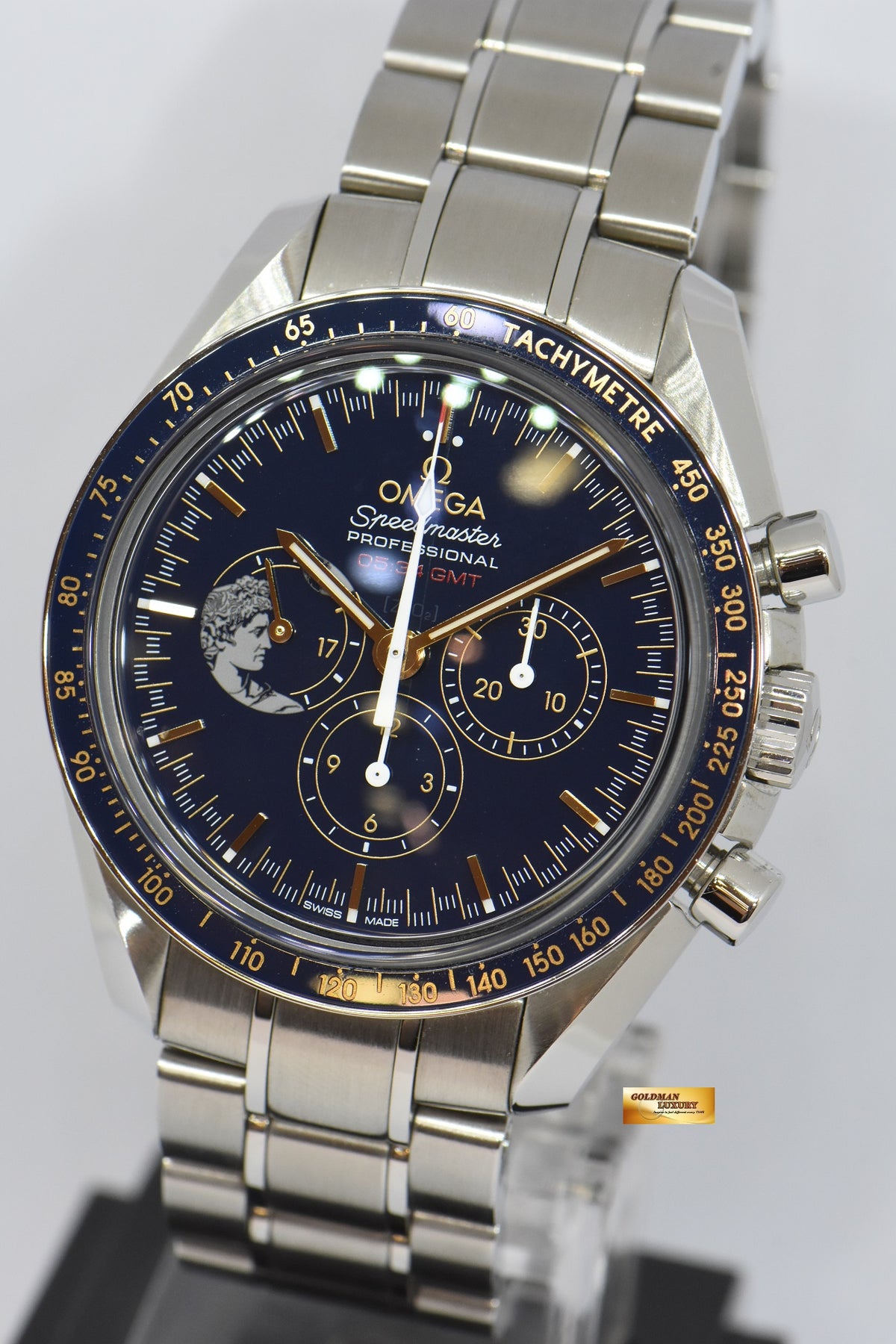 [SOLD] OMEGA SPEEDMASTER APOLLO XVII “THE LAST MAN ON THE MOON” BLUE LIMTIED EDITION (LNIB)