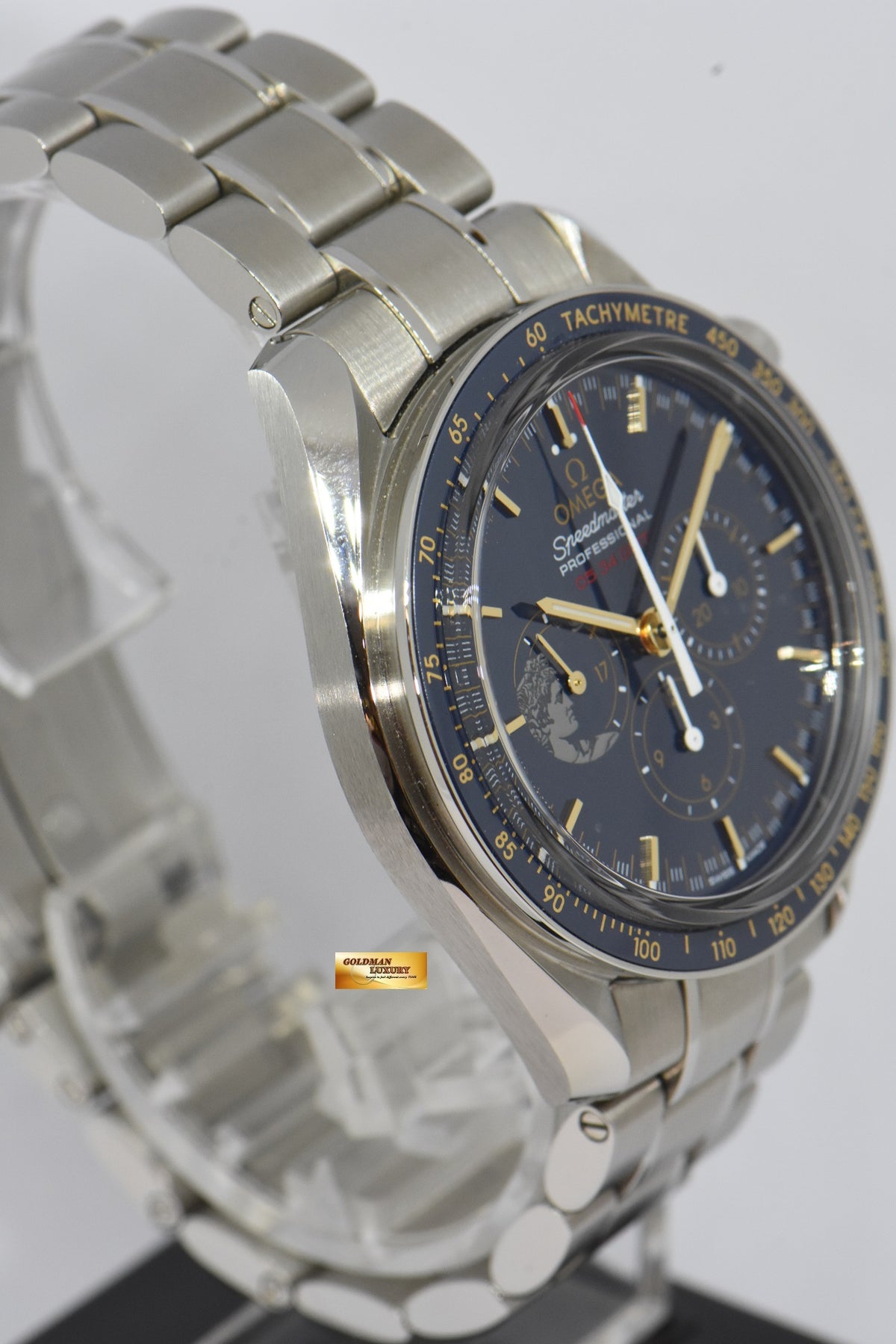 [SOLD] OMEGA SPEEDMASTER APOLLO XVII “THE LAST MAN ON THE MOON” BLUE LIMTIED EDITION (LNIB)