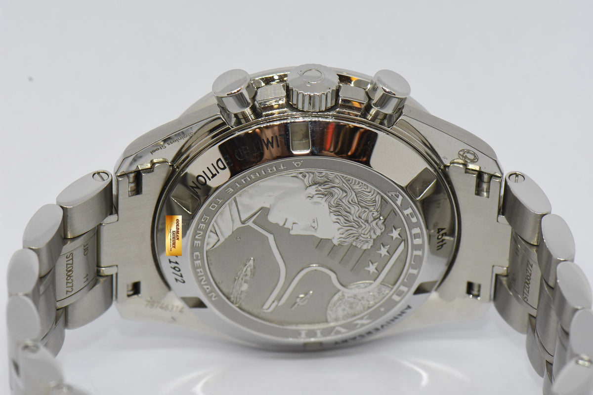 [SOLD] OMEGA SPEEDMASTER APOLLO XVII “THE LAST MAN ON THE MOON” BLUE LIMTIED EDITION (LNIB)
