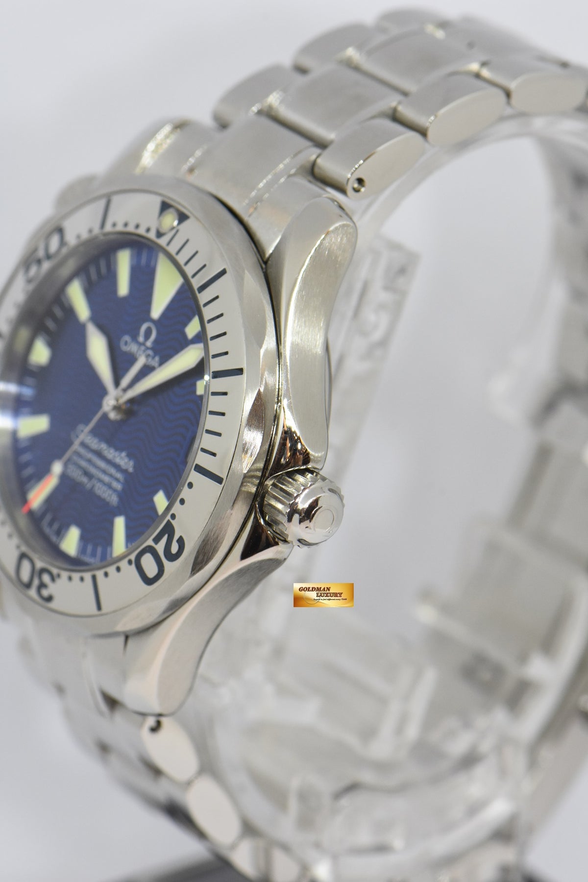 [SOLD] OMEGA SEAMASTER CHRONOMETER 36mm MIDSIZE ELECTRIC BLUE AUTOMATIC 2253.8000 (MINT)