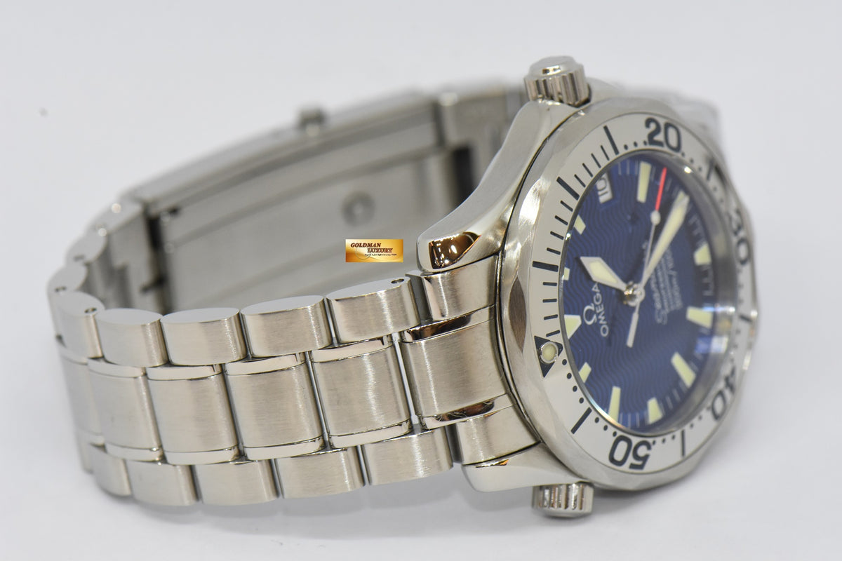 [SOLD] OMEGA SEAMASTER CHRONOMETER 36mm MIDSIZE ELECTRIC BLUE AUTOMATIC 2253.8000 (MINT)