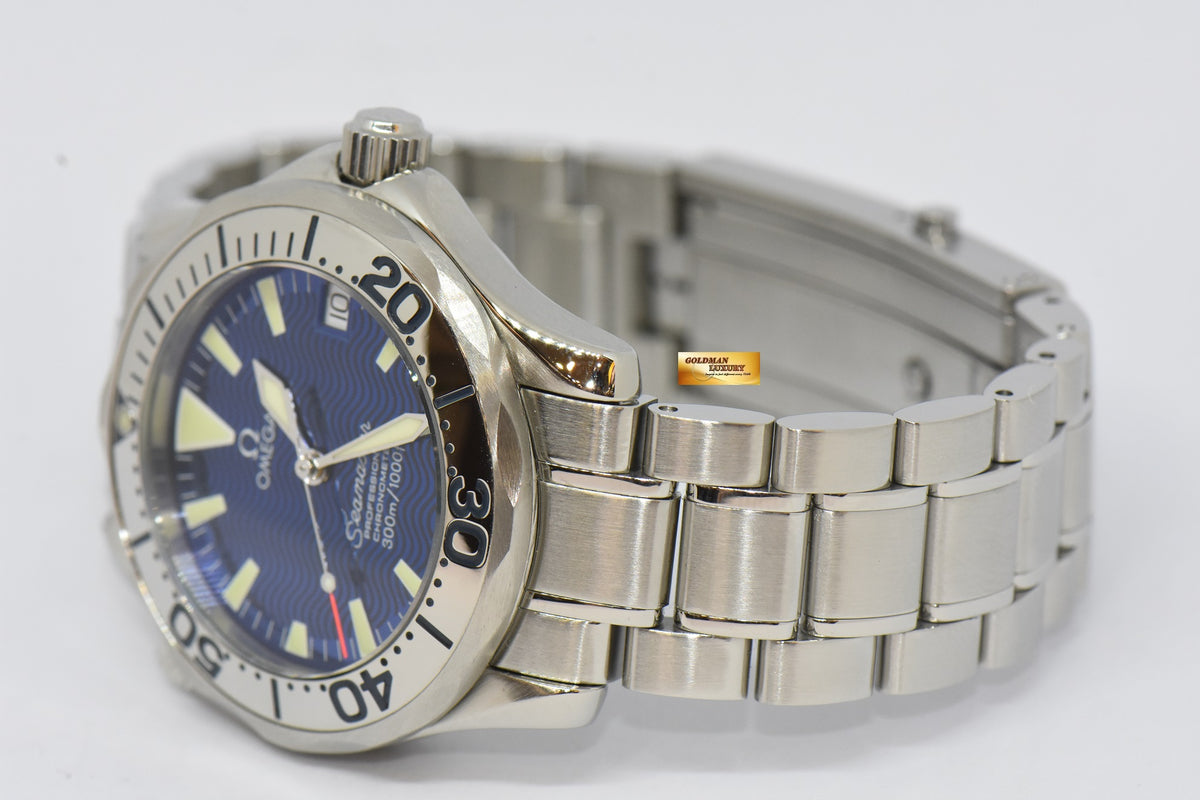 [SOLD] OMEGA SEAMASTER CHRONOMETER 36mm MIDSIZE ELECTRIC BLUE AUTOMATIC 2253.8000 (MINT)