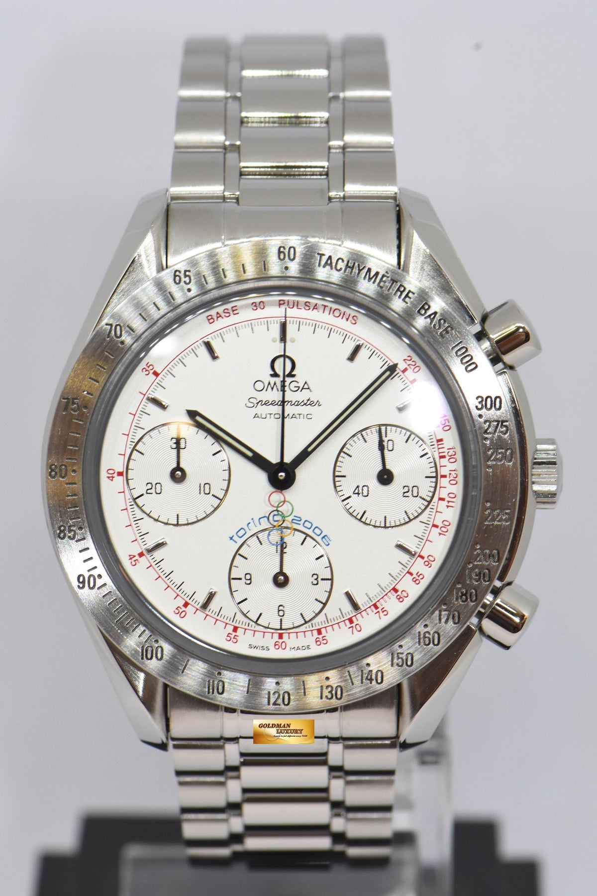 [SOLD] OMEGA SPEEDMASTER CHRONOGRAPH REDUCED “TORINO 2006” OLYMPIC EDITION AUTOMATIC 3538.3000 (MINT)