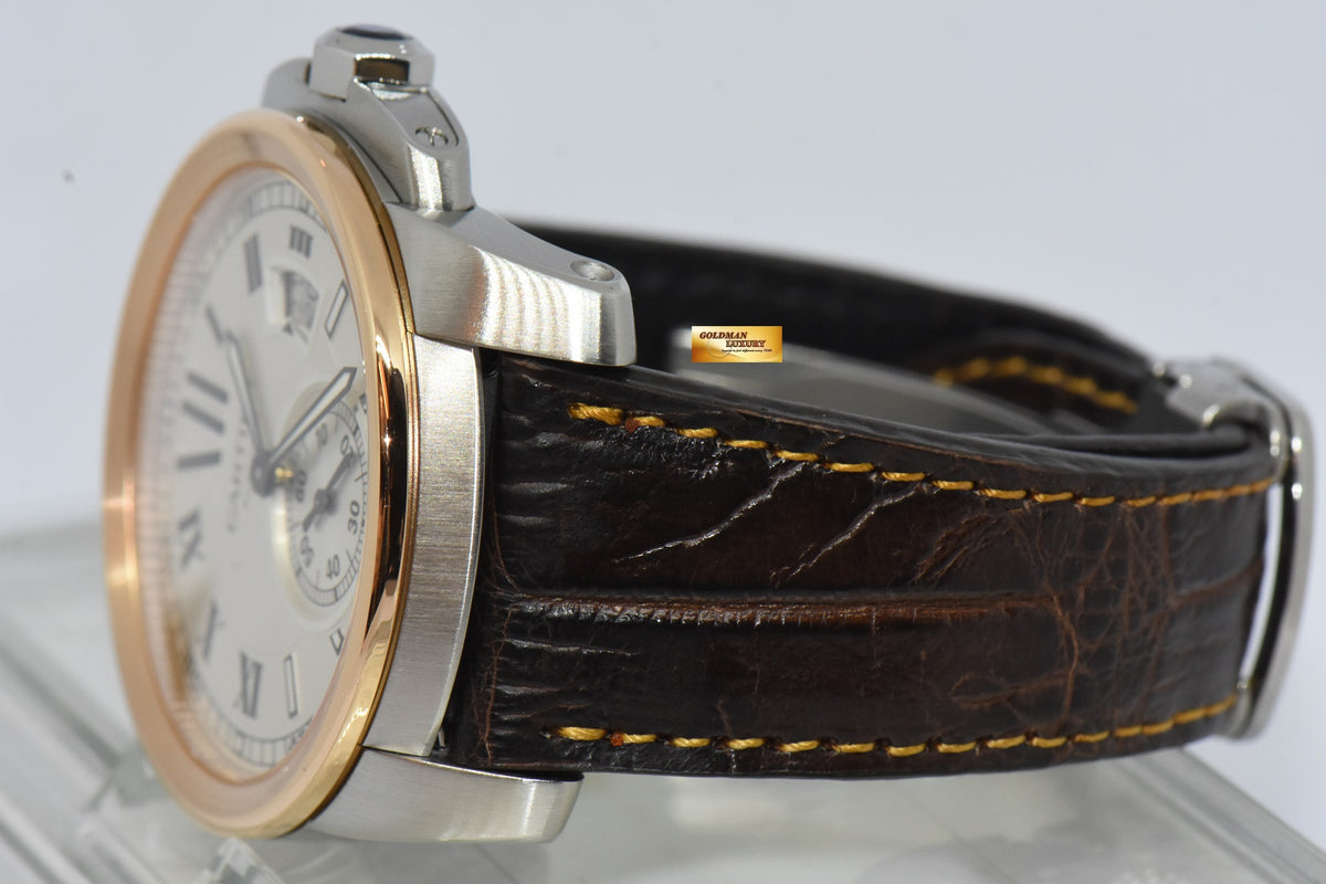 [SOLD] CARTIER De CALIBRE MEN’S 42mm HALF-GOLD AUTOMATIC W7100039 (MINT)