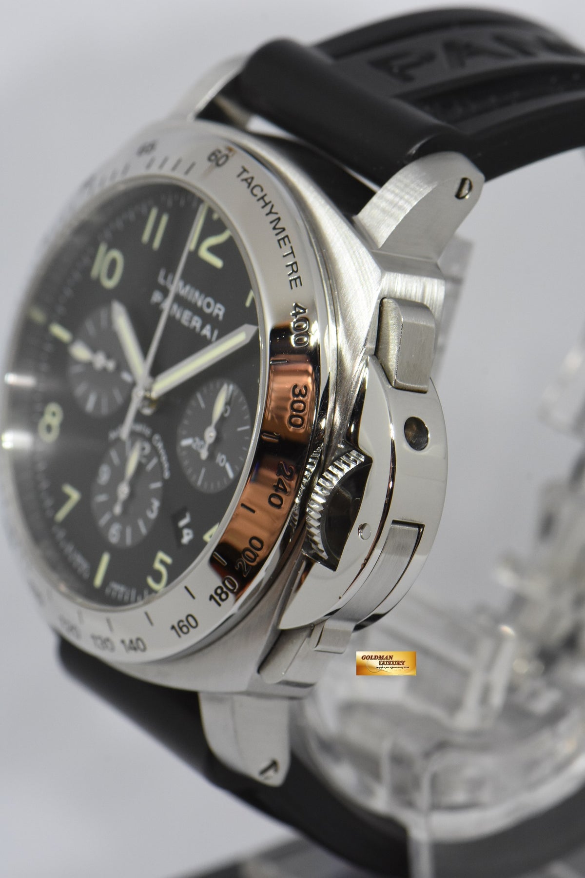 [SOLD] PANERAI LUMINOR CHRONOGRAPH 44mm STEEL AUTOMATIC PAM 162 (MINT)