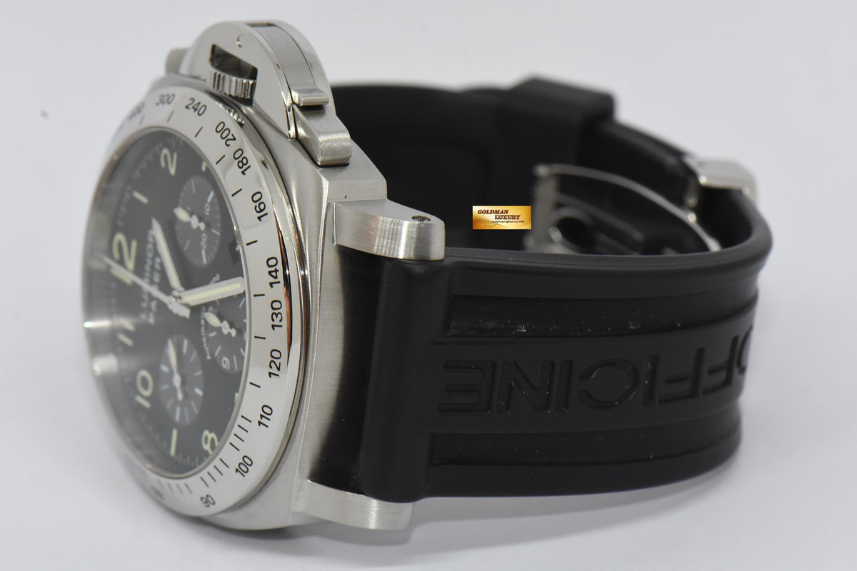 [SOLD] PANERAI LUMINOR CHRONOGRAPH 44mm STEEL AUTOMATIC PAM 162 (MINT)