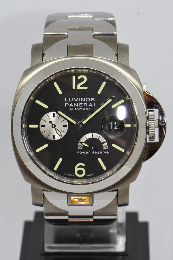 [SOLD] PANERAI LUMINOR POWER RESERVE 44mm TITANIUM / STEEL BRACELET AUTOMATIC PAM 171 (MINT)