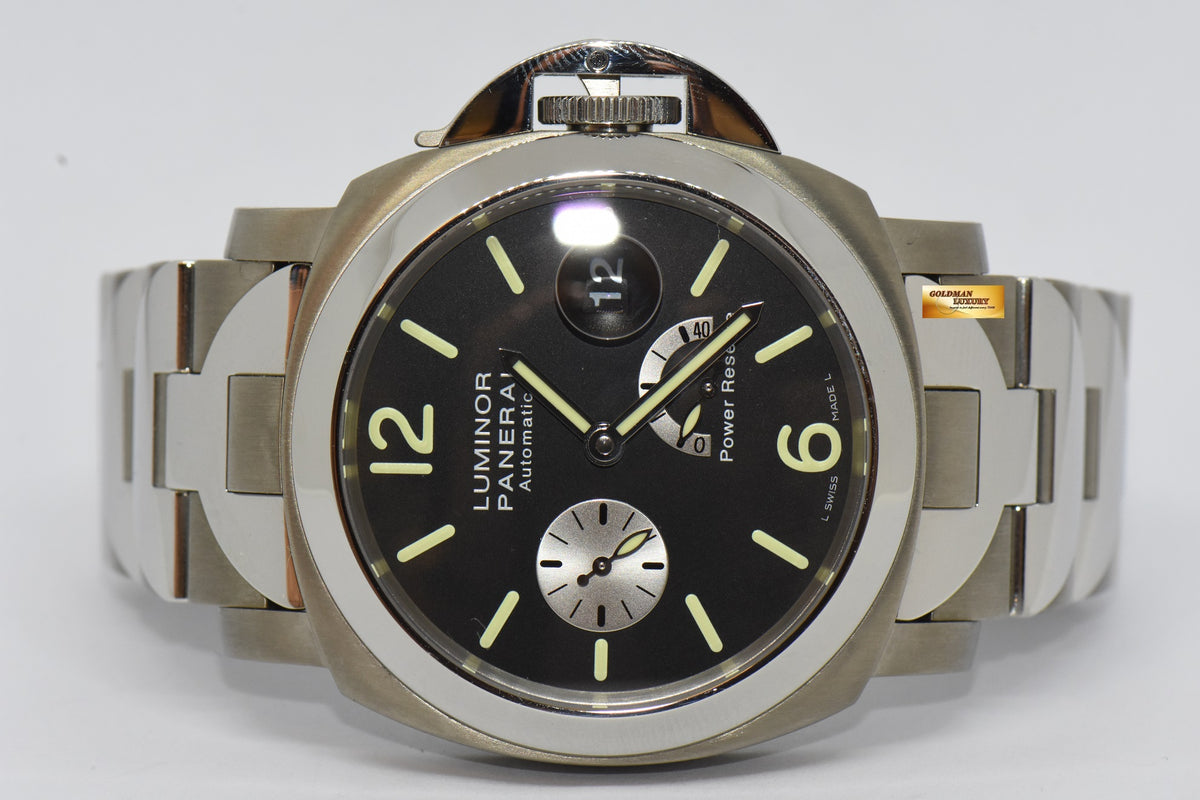 [SOLD] PANERAI LUMINOR POWER RESERVE 44mm TITANIUM / STEEL BRACELET AUTOMATIC PAM 171 (MINT)