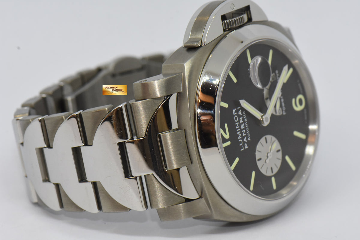 [SOLD] PANERAI LUMINOR POWER RESERVE 44mm TITANIUM / STEEL BRACELET AUTOMATIC PAM 171 (MINT)