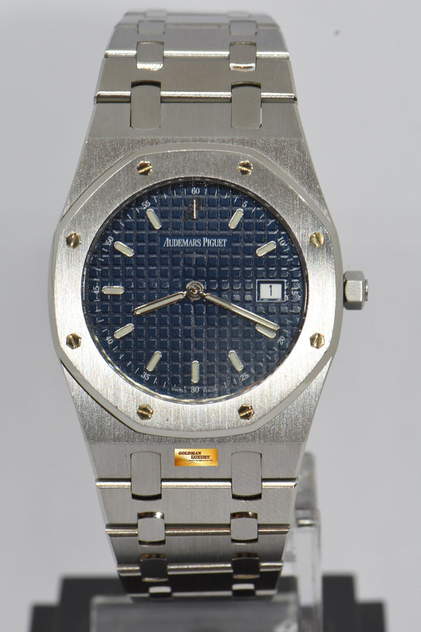 [SOLD] AUDEMARS PIGUET ROYAL OAK MIDSIZE BLUE DIAL QUARTZ (MINT)