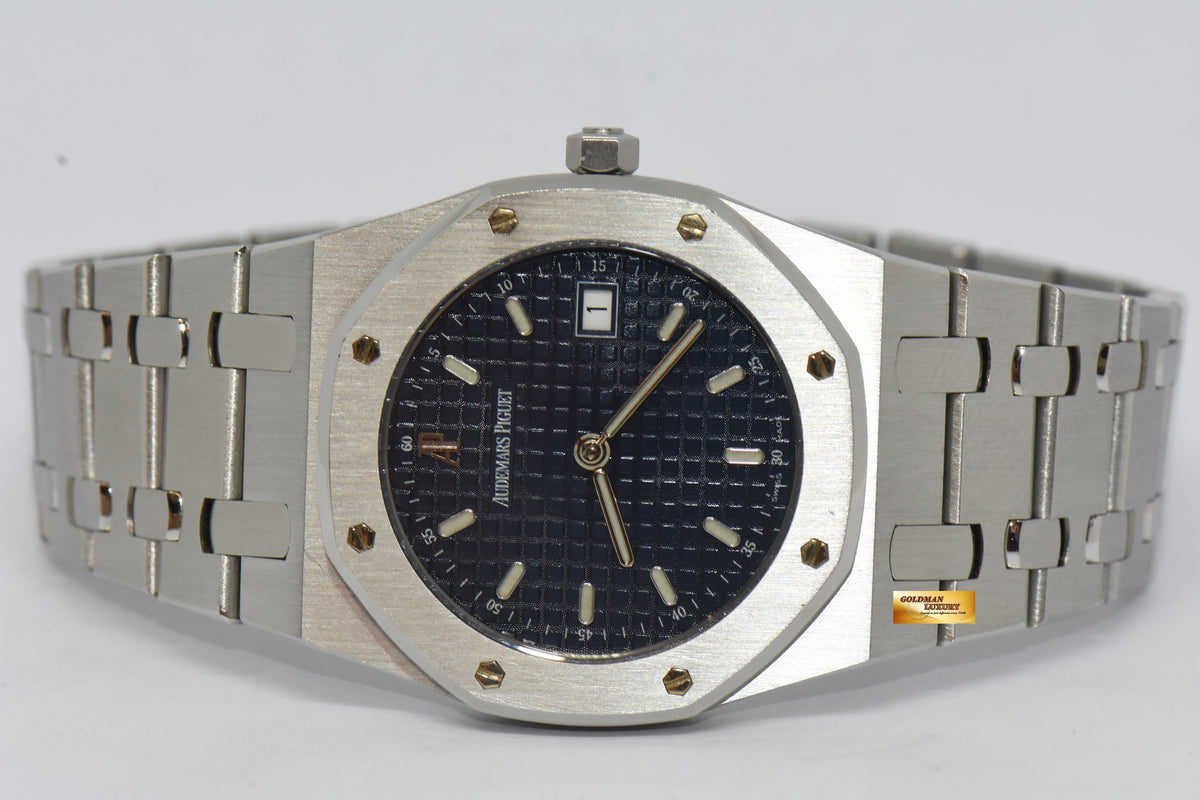 [SOLD] AUDEMARS PIGUET ROYAL OAK MIDSIZE BLUE DIAL QUARTZ (MINT)