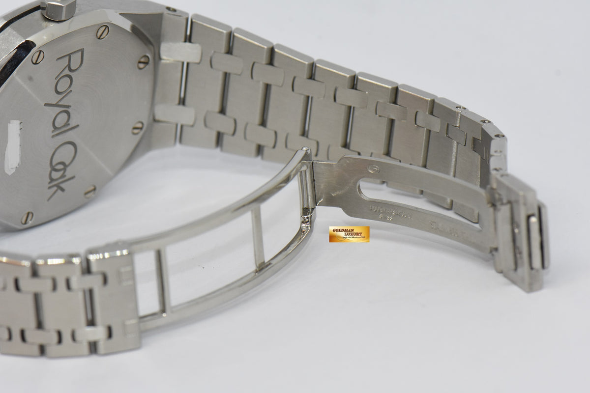 [SOLD] AUDEMARS PIGUET ROYAL OAK 36mm POWER RESERVE DUAL TIME RARE BLUE DIAL AUTOMATIC 25730ST (MINT)