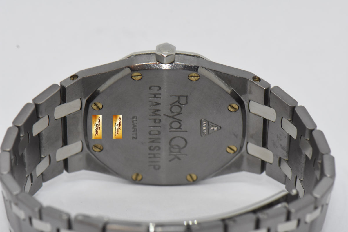 [SOLD] AUDEMARS PIGUET ROYAL OAK CHAMPIONSHIP 33mm MIDSIZE TANTALUM DARK GREY DIAL QUARTZ 56175TT (MINT)