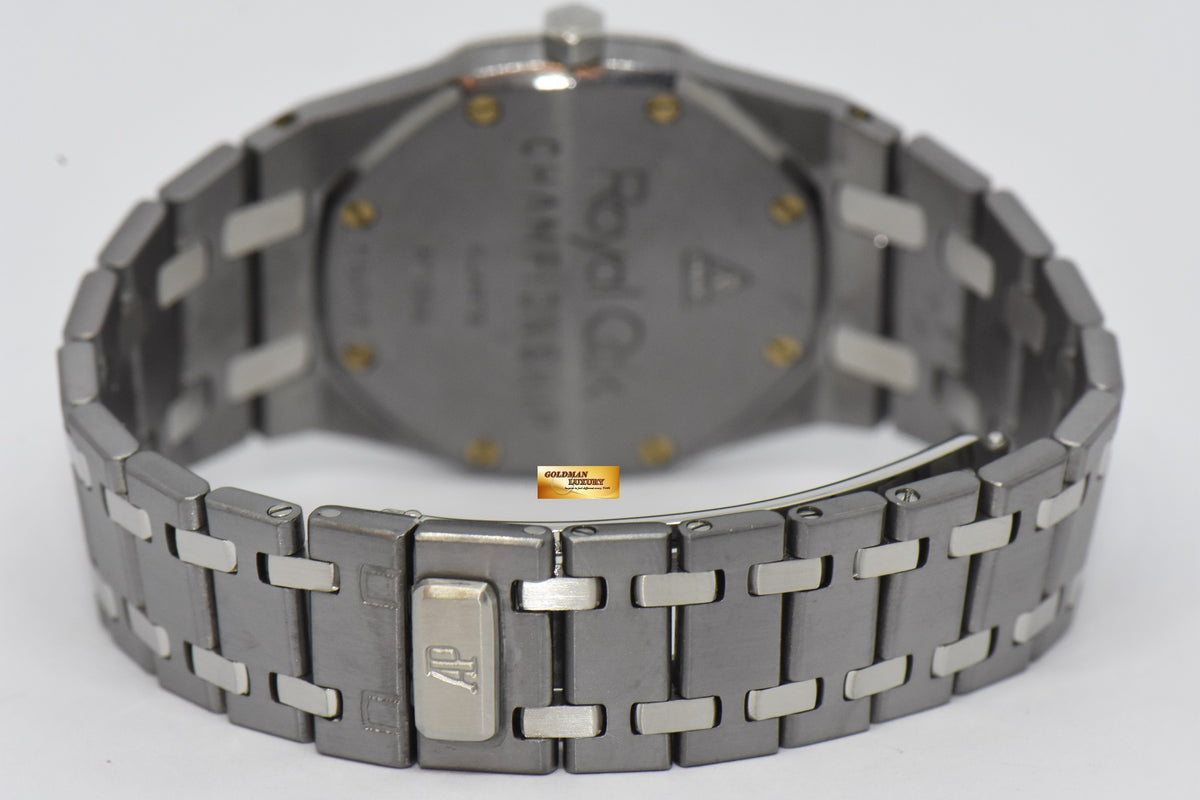 [SOLD] AUDEMARS PIGUET ROYAL OAK CHAMPIONSHIP 33mm MIDSIZE TANTALUM DARK GREY DIAL QUARTZ 56175TT (MINT)