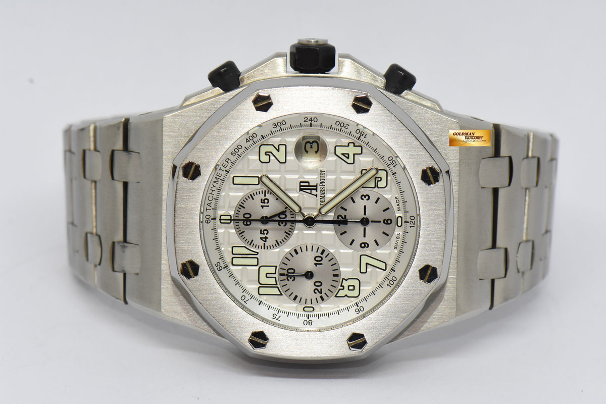 [SOLD] AUDEMARS PIGUET ROYAL OAK OFFSHORE CHRONOGRAPH 42mm TITANIUM IN BRACELET AUTOMATIC 25721Ti (MINT)