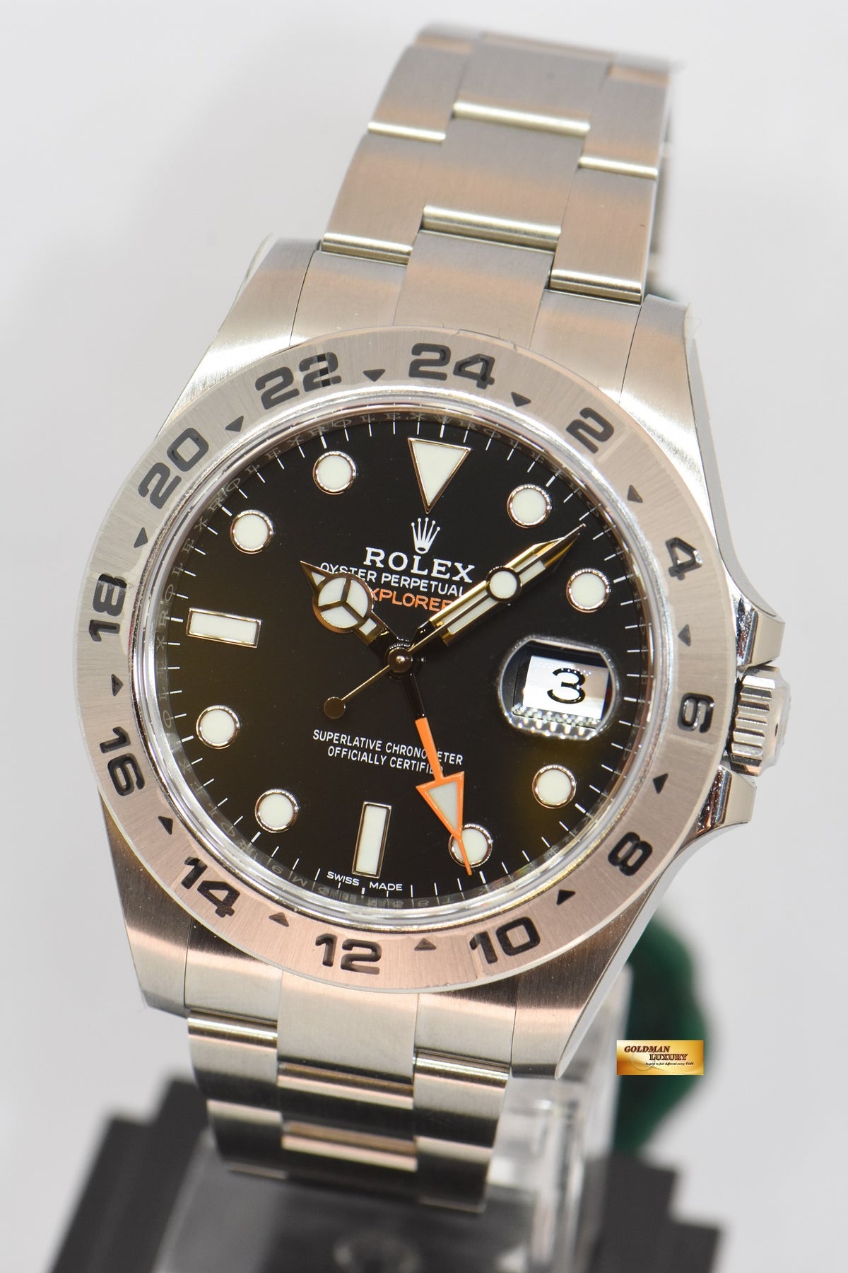 [SOLD] ROLEX OYSTER PERPETUAL EXPLORER II 42mm AUTOMATIC BLACK 216570 (NEW-UNWORN)
