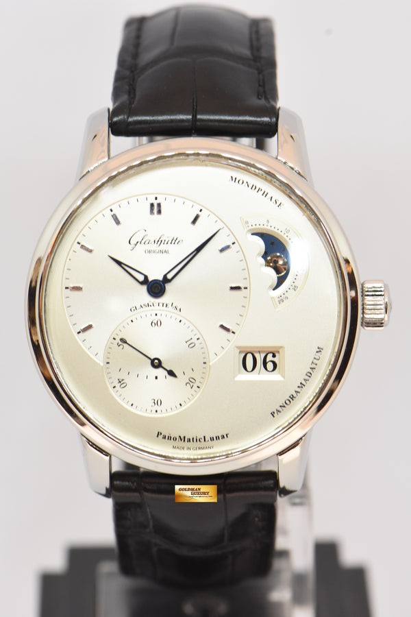 [SOLD] GLASHUTTE ORIGINAL PANOMATICLUNAR MOONPHASE 40mm AUTOMATIC (MINT)