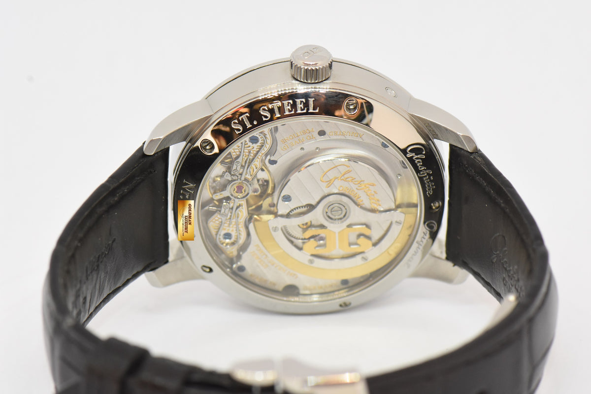 [SOLD] GLASHUTTE ORIGINAL PANOMATICLUNAR MOONPHASE 40mm AUTOMATIC (MINT)