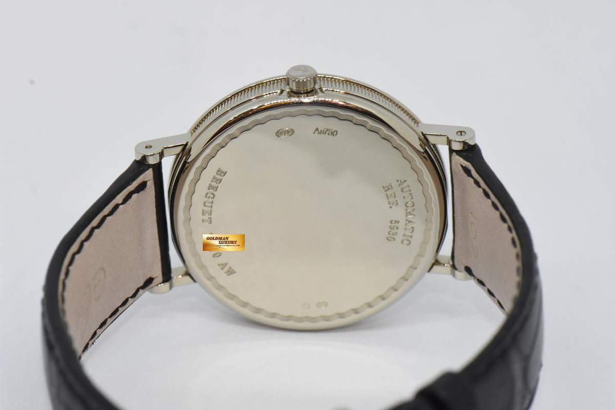 [SOLD] BREGUET CLASSIQUE 36mm 18K WHITE GOLD AUTOMATIC 5930 (MINT)