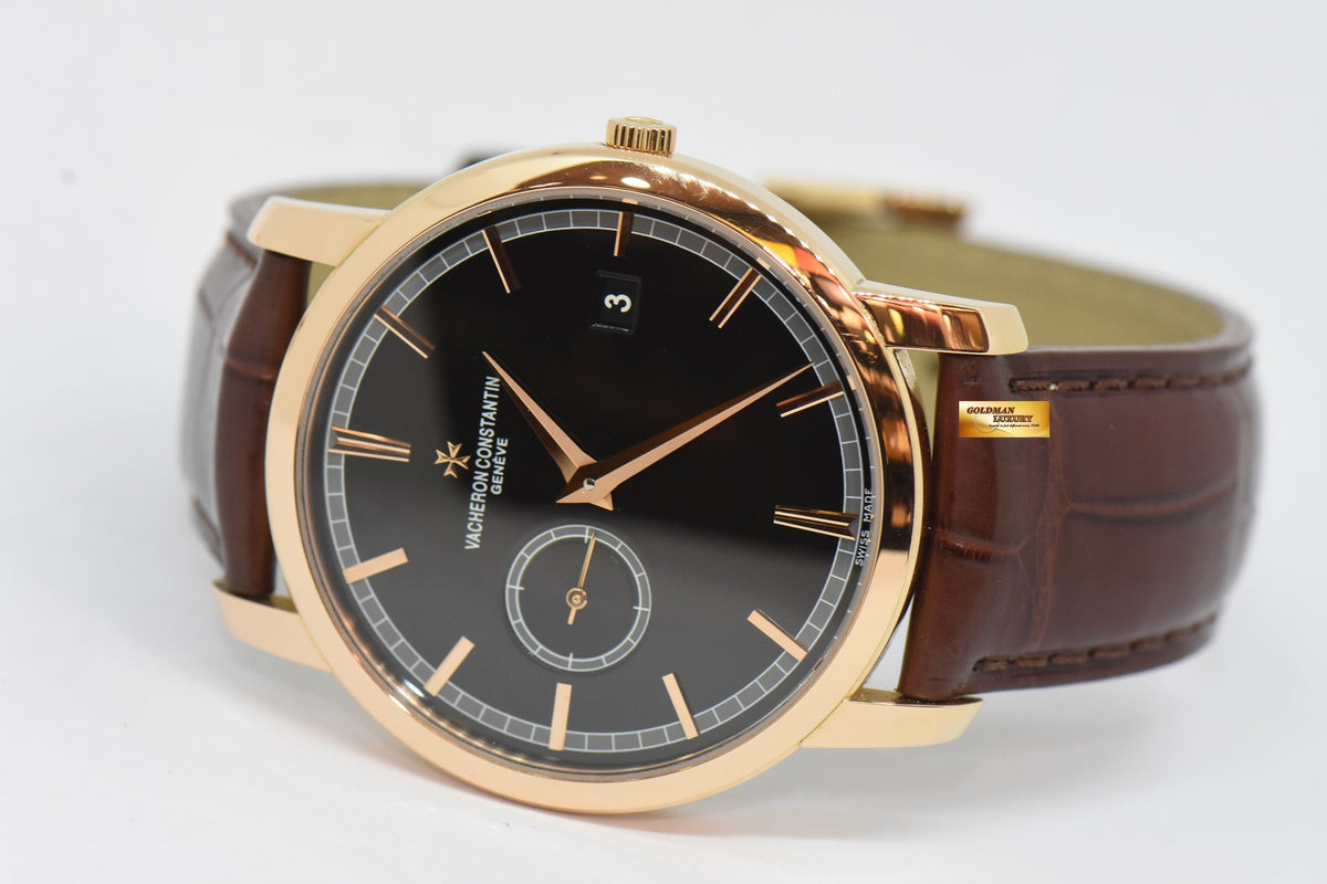 [SOLD] VACHERON CONSTANTIN TRADITIONNELLE 18K ROSE GOLD 38mm AUTOMATIC 87172 (MINT)