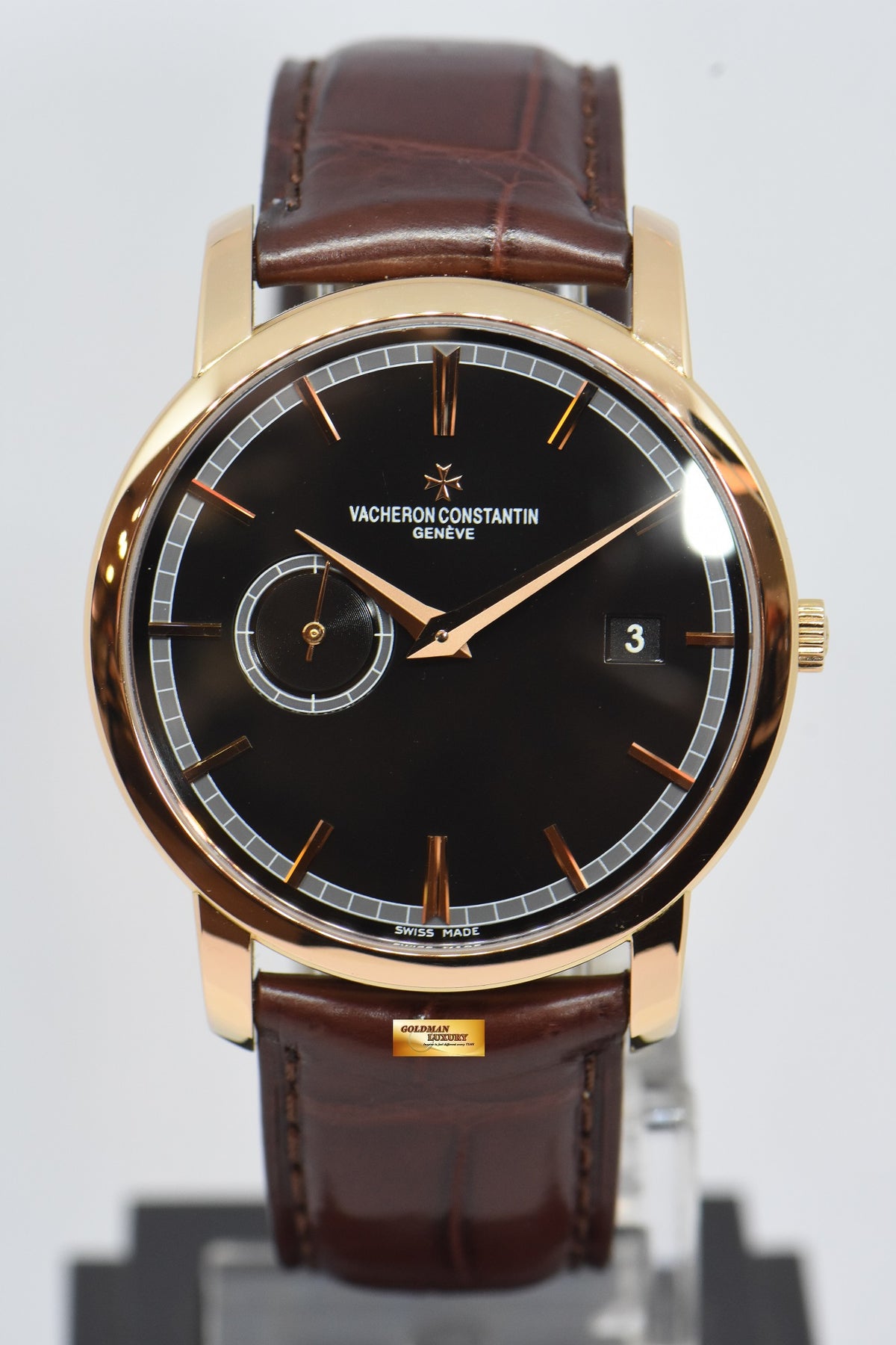 [SOLD] VACHERON CONSTANTIN TRADITIONNELLE 18K ROSE GOLD 38mm AUTOMATIC 87172 (MINT)