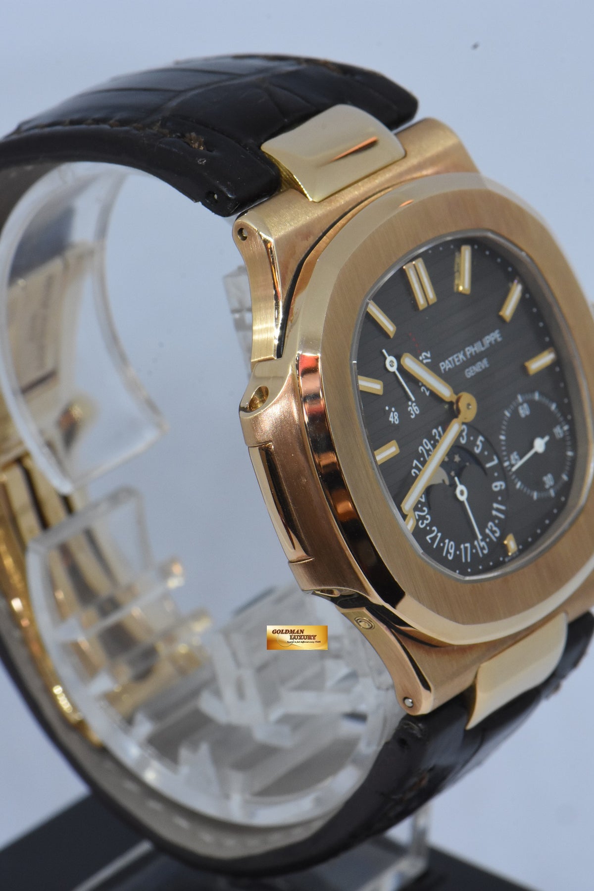 [SOLD] PATEK PHILIPPE NAUTILUS 18K ROSE GOLD MOONPHASE POWER RESERVE 5712R (NEW OLD STOCK)