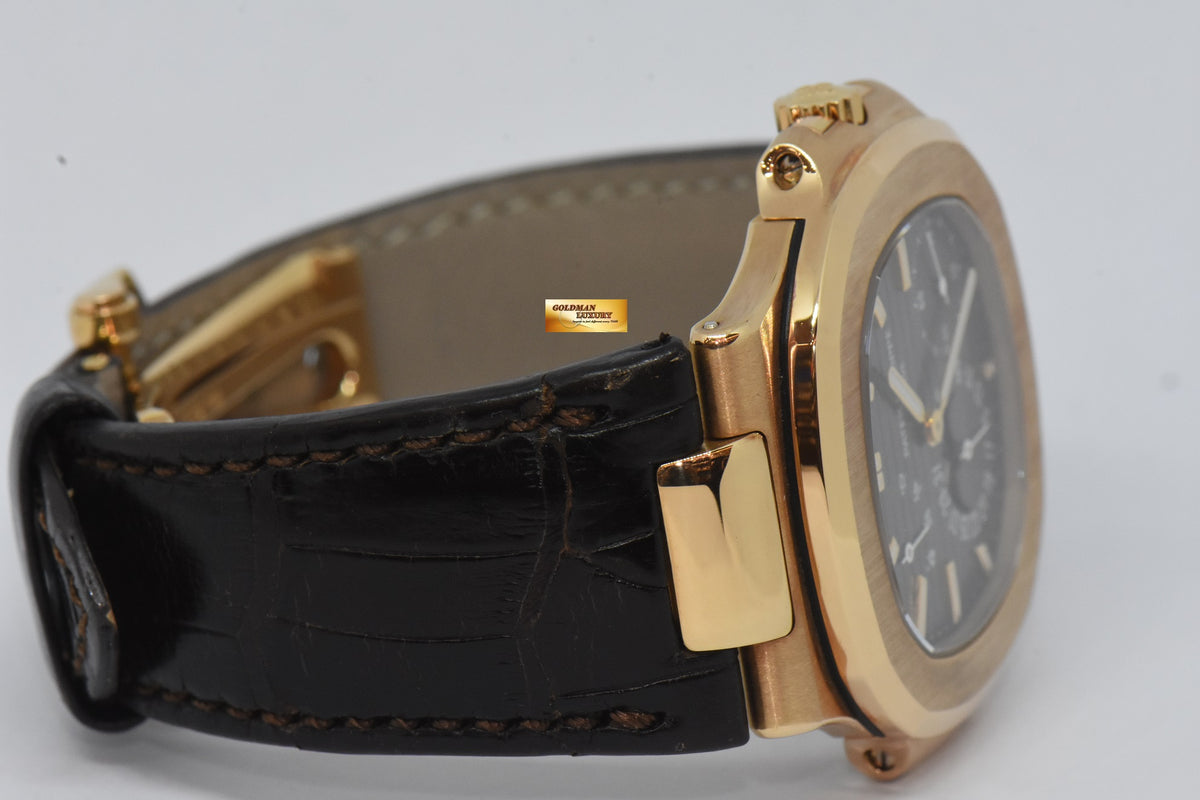 [SOLD] PATEK PHILIPPE NAUTILUS 18K ROSE GOLD MOONPHASE POWER RESERVE 5712R (NEW OLD STOCK)