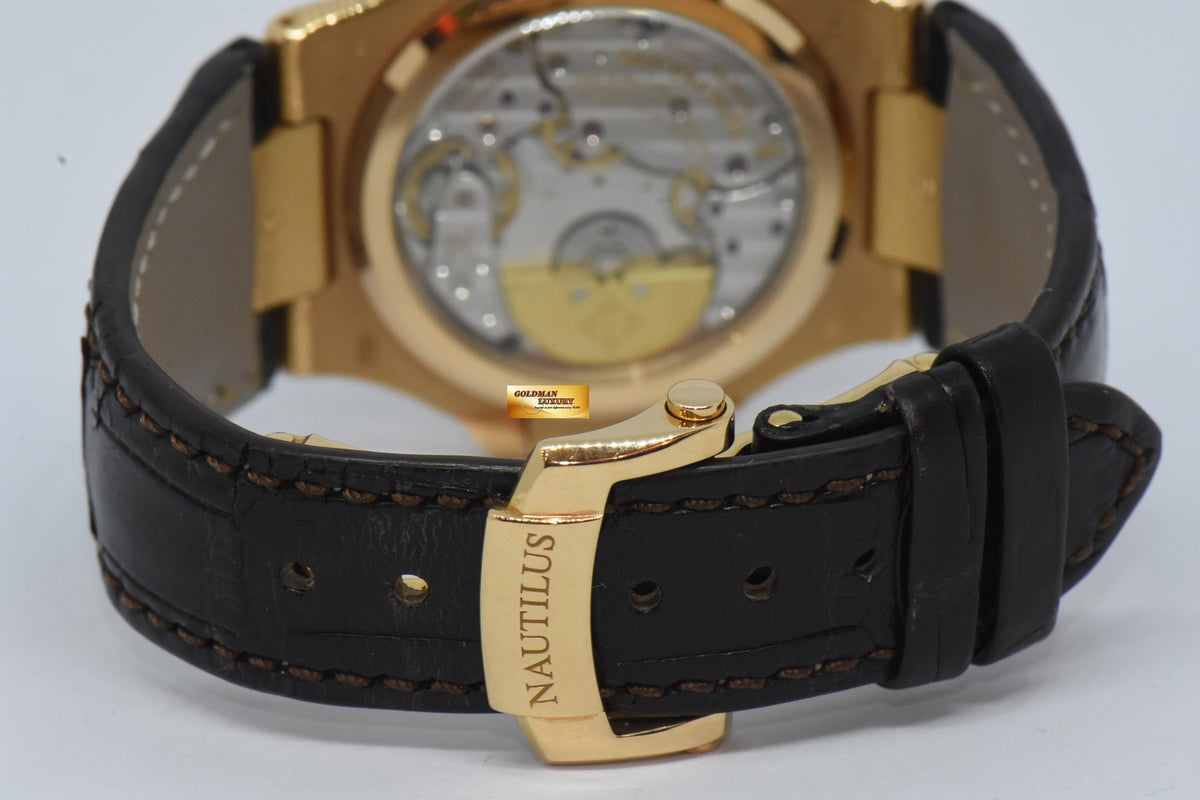 [SOLD] PATEK PHILIPPE NAUTILUS 18K ROSE GOLD MOONPHASE POWER RESERVE 5712R (NEW OLD STOCK)