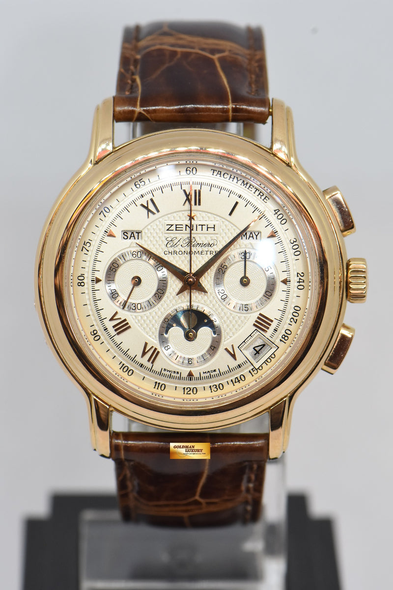 El primero chronomaster moonphase clearance