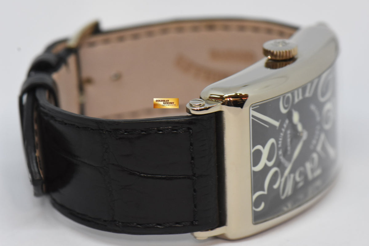 [SOLD] FRANCK MULLER LONG ISLAND CRAZY HOURS 18K WHITE GOLD MEN’S AUTOMATIC 1200 CH (MINT)