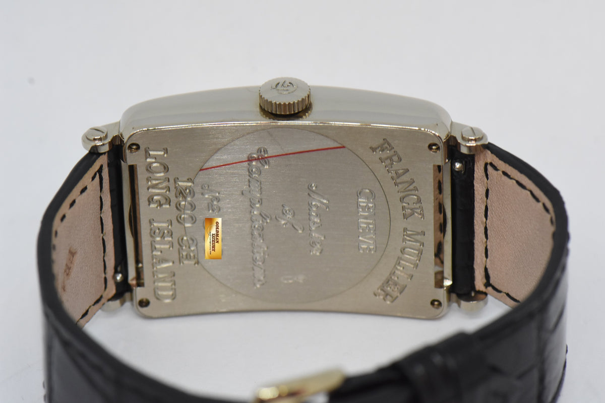 [SOLD] FRANCK MULLER LONG ISLAND CRAZY HOURS 18K WHITE GOLD MEN’S AUTOMATIC 1200 CH (MINT)