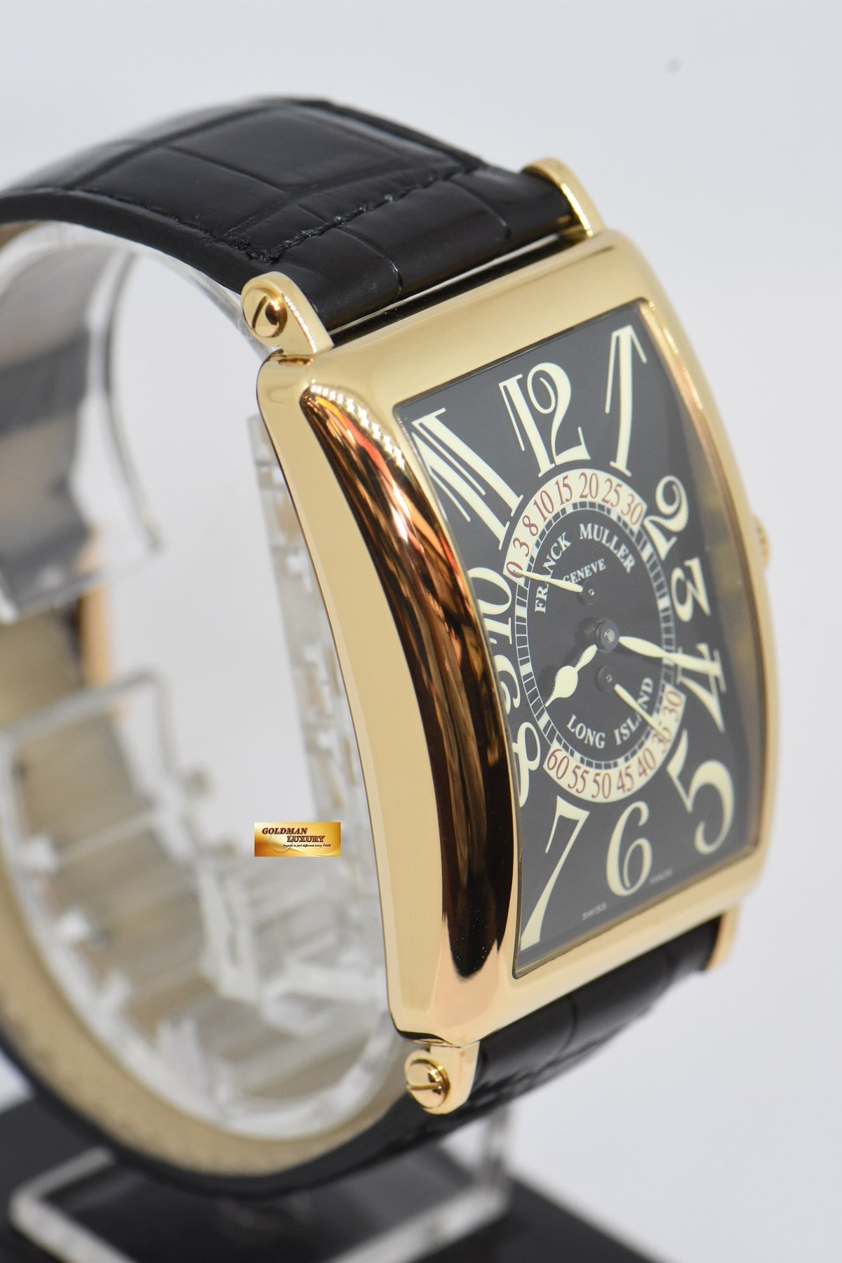 [SOLD] FRANCK MULLER LONG ISLAND BiRETRO-SECONDS 18K YELLOW GOLD MEN’S AUTOMATIC 1100 DS R (MINT)