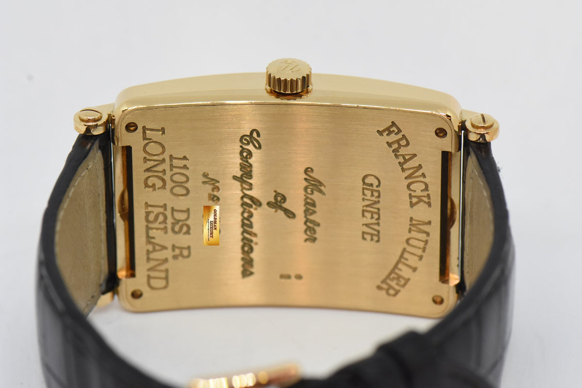 [SOLD] FRANCK MULLER LONG ISLAND BiRETRO-SECONDS 18K YELLOW GOLD MEN’S AUTOMATIC 1100 DS R (MINT)