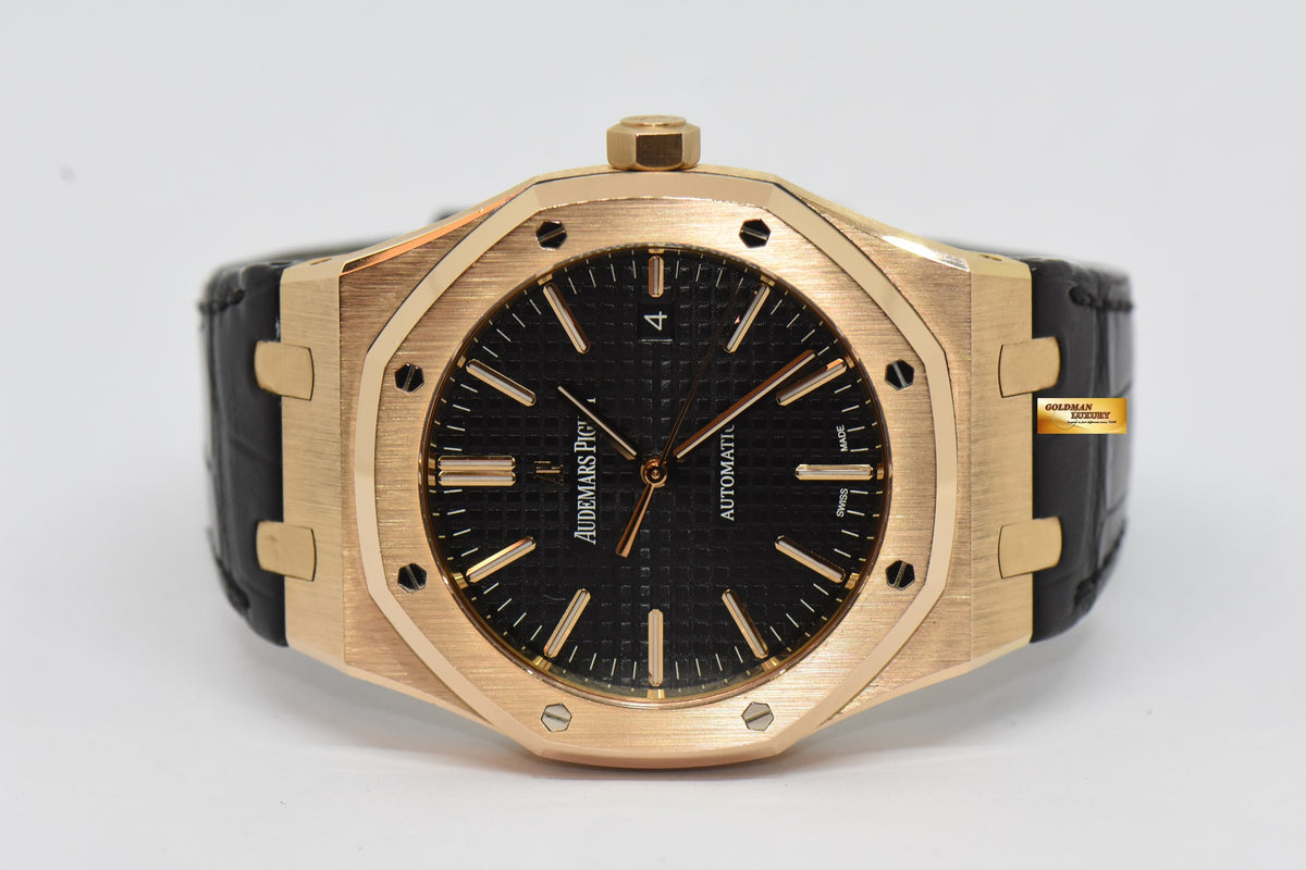 [SOLD] AUDEMARS PIGUET ROYAL OAK 41mm 18K ROSE GOLD AUTOMATIC 15400OR (NEAR MINT)