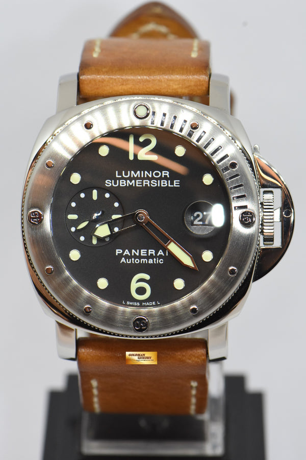[SOLD] PANERAI LUMINOR SUBMERSIBLE 44mm STEEL AUTOMATIC PAM 24 (MINT)