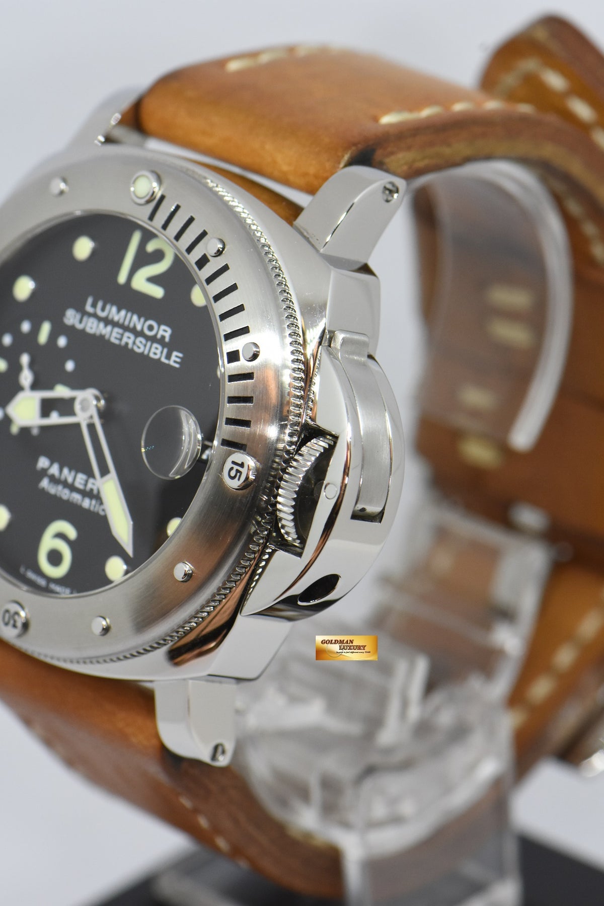 [SOLD] PANERAI LUMINOR SUBMERSIBLE 44mm STEEL AUTOMATIC PAM 24 (MINT)