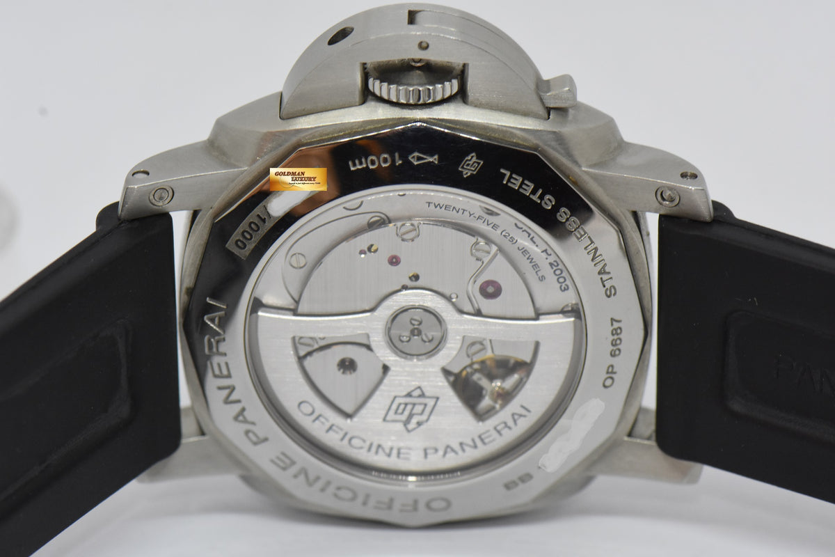 [SOLD] PANERAI LUMINOR GMT 44mm 1950 STEEL DAY / NIGHT 10 DAYS POWER RESERVE AUTOMATIC PAM 270 (NEAR MINT)