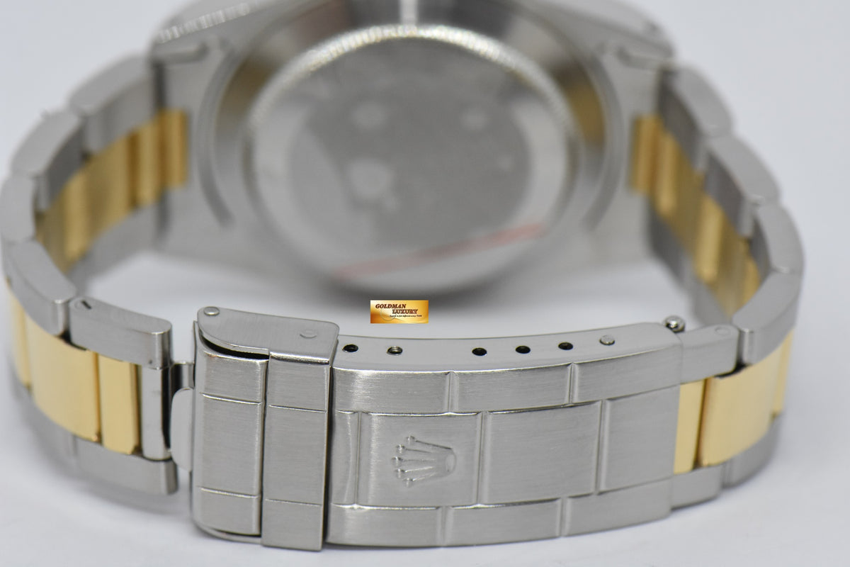[SOLD] ROLEX OYSTER SUBMARINER BLUE 40mm HALF-GOLD AUTOMATIC 16613LB (MINT)