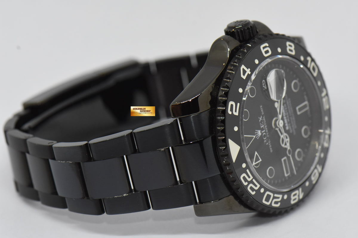 [SOLD] ROLEX OYSTER GMT-MASTER II CERAMIC BLACK : BAMFORD EDITION 116710LN