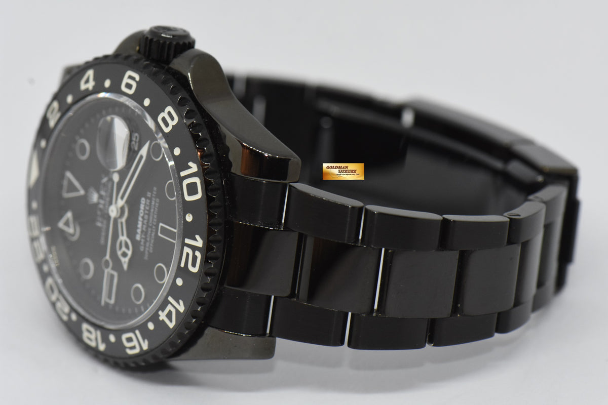 [SOLD] ROLEX OYSTER GMT-MASTER II CERAMIC BLACK : BAMFORD EDITION 116710LN