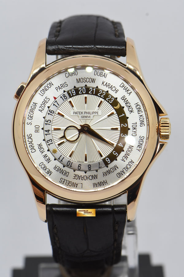 [SOLD] PATEK PHILIPPE WORLD TIME 18K ROSE GOLD 39mm MEN’S AUTOMATIC 5130R-001 (MINT)