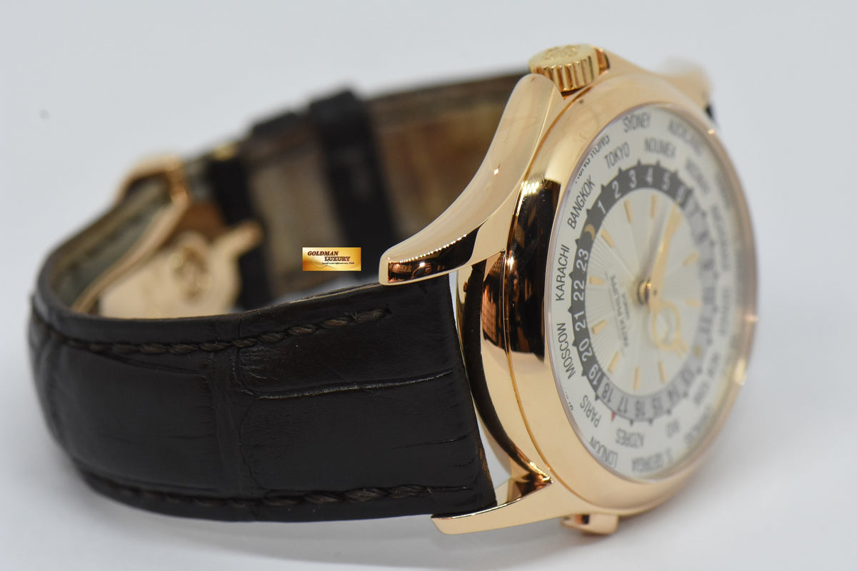 [SOLD] PATEK PHILIPPE WORLD TIME 18K ROSE GOLD 39mm MEN’S AUTOMATIC 5130R-001 (MINT)