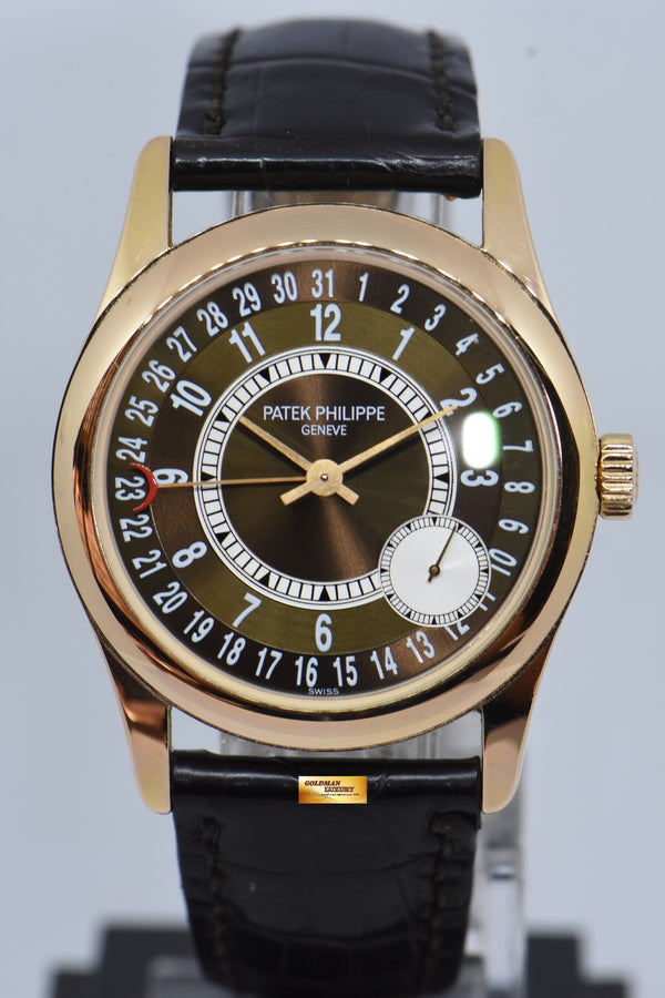 [SOLD] PATEK PHILIPPE CALATRAVA 18K ROSE GOLD 37mm MEN’S AUTOMATIC 6000R (MINT)