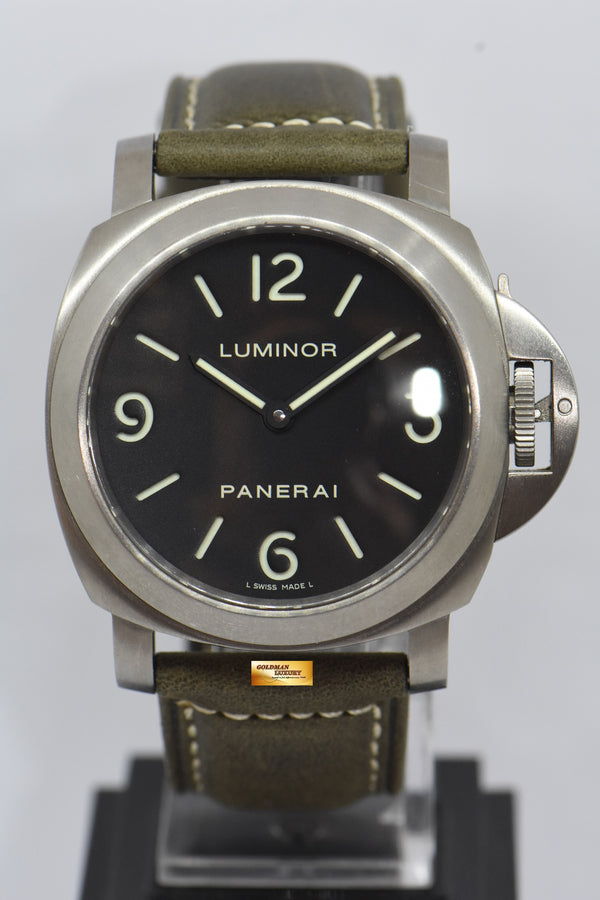 [SOLD] PANERAI LUMINOR HISTORIC BASE TITANIUM 44mm MANUAL PAM 176 (MINT)
