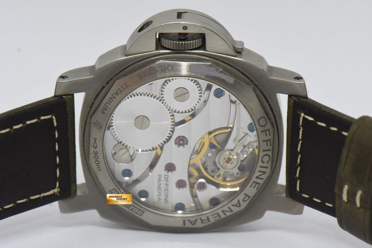 [SOLD] PANERAI LUMINOR HISTORIC BASE TITANIUM 44mm MANUAL PAM 176 (MINT)