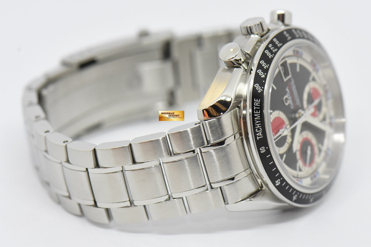 [SOLD] OMEGA SPEEDMASTER CHRONOGRAPH DATE 40mm RED / BLACK DIAL 3210.5200 (MINT)