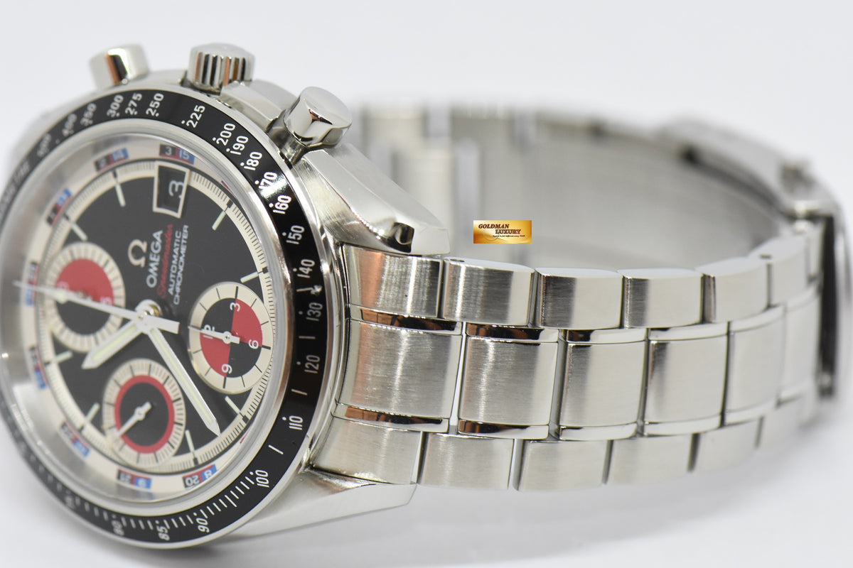 [SOLD] OMEGA SPEEDMASTER CHRONOGRAPH DATE 40mm RED / BLACK DIAL 3210.5200 (MINT)
