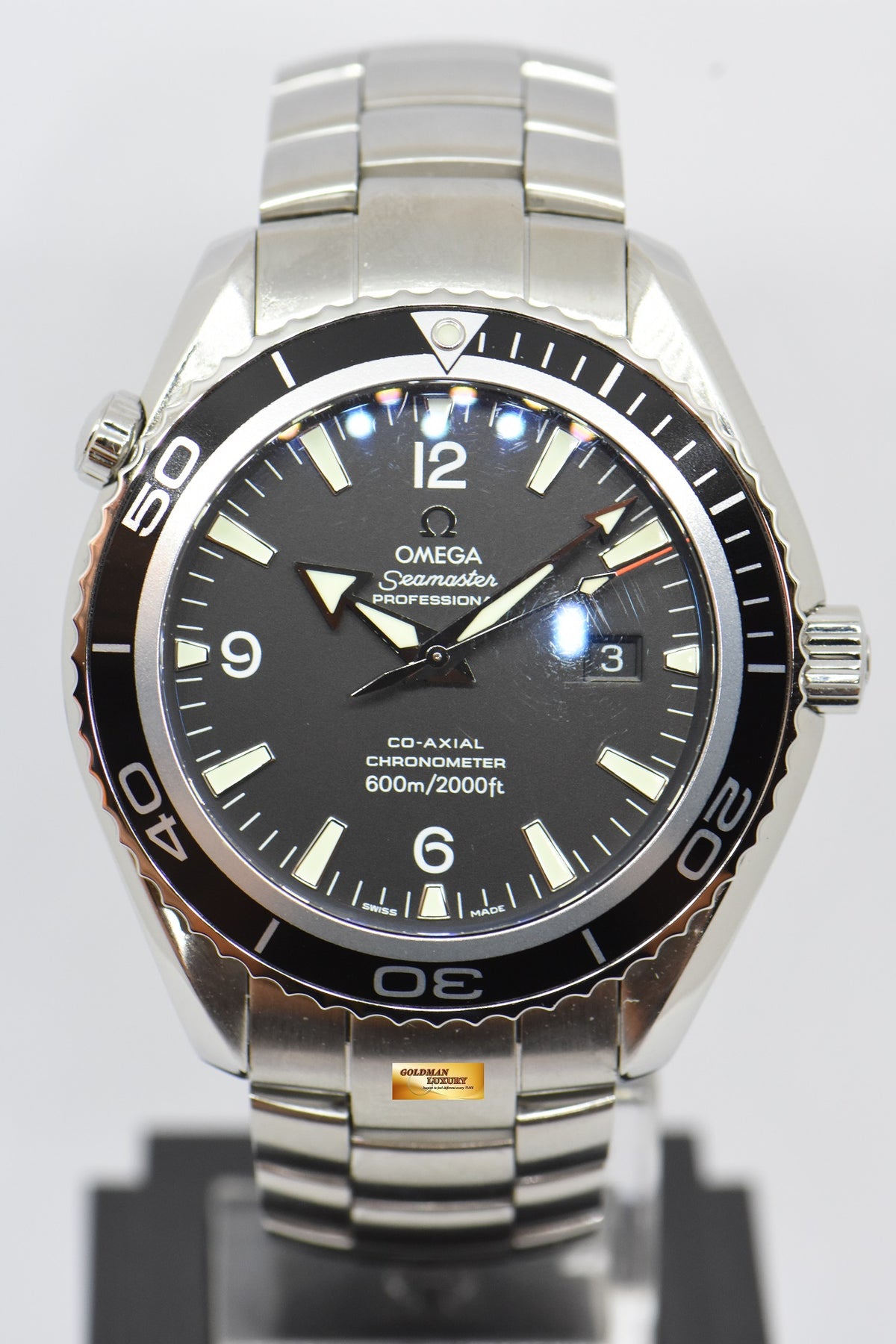 [SOLD] OMEGA SEAMASTER PLANET OCEAN 45.5mm BLACK AUTOMATIC 2200.5000 (MINT)